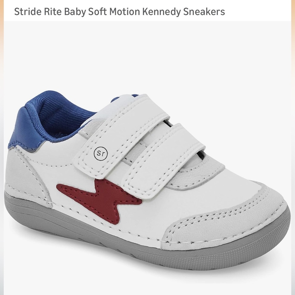 New: Stride Rite Baby Soft Motion Kennedy Sneakers